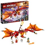 LEGO 71753 Ninjago Kais Feuerdrache, Konstruktionsspielzeug Drachen Spielzeug ab 8 Jahren, Set mit 4 Ninja Mini Figuren