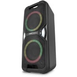 Medion Life PE-1 Pure Partylautsprecher schwarz, Bluetooth, UKW Radio, Lichteffekte, Karaoke