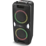Medion Life PE-1 Pure Partylautsprecher schwarz, Bluetooth, UKW Radio, Lichteffekte, Karaoke
