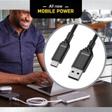 Otterbox USB 2.0 Kabel, USB-A Stecker > USB-C Stecker schwarz, 1 Meter