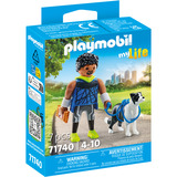 PLAYMOBIL 71740 My Life Jogger mit Border Collie, Konstruktionsspielzeug 