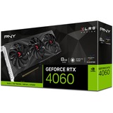 PNY GeForce RTX 4060 XLR8 Gaming Verto Epic-X RGB, Grafikkarte schwarz, DLSS 3, 3x DisplayPort, 1x HDMI 2.1