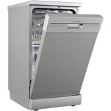 Respekta Bena GSPS45SI-12, Spülmaschine silber, 45 cm