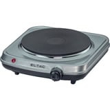 Rommelsbacher Einzelkochplatte ELTAC EK 18 silber/schwarz, 1.500 Watt, Kochfläche Ø 18cm