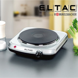 Rommelsbacher Einzelkochplatte ELTAC EK 18 silber/schwarz, 1.500 Watt, Kochfläche Ø 18cm