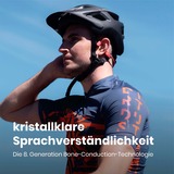 Shokz OpenRun, Kopfhörer rot, Bluetooth, Laden über magnetische Induktion