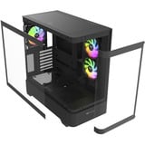 Thermaltake View 290 TG ARGB, Tower-Gehäuse schwarz, Tempered Glass x 2