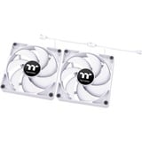 Thermaltake  CT120 PC Cooling Fan White, Gehäuselüfter weiß, 2er Pack