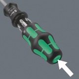Wera Bit-Satz Kraftform Kompakt 27 Set 2, mit Handhalter schwarz/grün, 7-teilig, integriertes Magazin