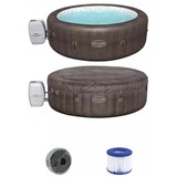 Bestway Whirlpool LAY-Z-SPA St. Moritz AirJet, Ø 216cm x 71cm, Schwimmbad braun