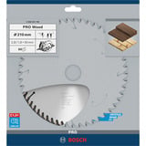 Bosch Professional PRO Wood Kreissägeblatt, Ø 210mm, 60Z Bohrung 30mm, für Handkreissägen