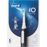 Braun Oral-B iO Series 3 Matt Black mit Reiseetuie, Elektrische Zahnbürste schwarz, Matt Black