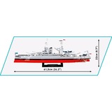 COBI Pennsylvania Class Battleship - Executive Edition, Konstruktionsspielzeug Maßstab 1:300