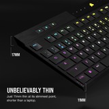 Corsair Gaming-Tastatur Cherry Ultra DE-Layout, Profile schwarz, Low AIR WIRELESS, Tactile MX K100