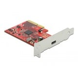 DeLOCK PCIe x4>1x extern USB-C 3.2 Gen 2x2, Schnittstellenkarte 