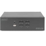 Digitus KVM-Switch HDMI 4x 1  schwarz, Dual Display