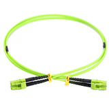 Digitus LWL Patchkabel, Duplex, LC > LC Stecker, Multimode OM5 hellgrün, 7 Meter