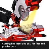 EINHELL Power X-Change Akku-Kapp-und Gehrungssäge TE-MS 18/210 Li-Solo, 18Volt, Kapp- und Gehrungssäge rot/schwarz, ohne Akku und Ladegerät