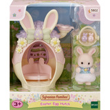 EPOCH Traumwiesen Sylvanian Families - Babyhasen Osterspaß Spielset, Konstruktionsspielzeug 