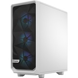 Fractal Design Meshify 2 Compact RGB White TG Clear Tint, Tower-Gehäuse weiß, Tempered Glass