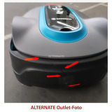 GARDENA Mähroboter smart SILENO city 600m² Set grau/türkis, Li-Ionen Akku 2,1Ah, mit smart Gateway, LONA-Technologie