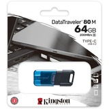 Kingston DataTraveler 80 M 64 GB, USB-Stick USB-C 3.2 Gen 1