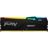Kingston FURY DIMM 32 GB DDR5-6000 (1x 32 GB) , Arbeitsspeicher schwarz, KF560C36BBEA-32, Beast RGB, AMD EXPO