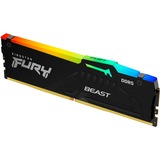 Kingston FURY DIMM 32 GB DDR5-6000 (1x 32 GB) , Arbeitsspeicher schwarz, KF560C36BBEA-32, Beast RGB, AMD EXPO