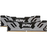 Kingston FURY DIMM 96 GB DDR5-6400 (2x 48 GB) Dual-Kit, Arbeitsspeicher silber/schwarz, KF564C32RSK2-96, Renegade, INTEL XMP