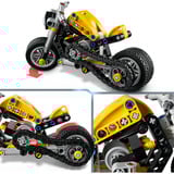 LEGO 42225 Technic Gelbes Motorrad, Konstruktionsspielzeug 