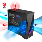 MSI MAG Infinite S3 13NUB5-1206AT, Gaming-PC schwarz/transparent, Windows 11 Home 64-Bit