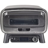 Ninja Artisan Outdoor-Elektro-Pizzaofen und Heißluftfritteuse MO201EU grau/edelstahl, 1.760 Watt, für Pizzen bis ca. Ø 30cm