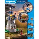 PLAYMOBIL 71483 Novelmore Ritterturm mit Schmied und Drache, Konstruktionsspielzeug 