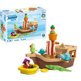PLAYMOBIL 71769 Junior & Disney: Peter Pans Piratenschiff mit Wasserspritzspaß, Konstruktionsspielzeug 