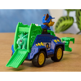 Spin Master Paw Patrol: Der Dino Film - Chases Dino-Rettungs-Cruiser, Spielfahrzeug 