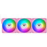 Thermaltake CT140 EX Reverse ARGB Sync PC Cooling Fan Pink, Gehäuselüfter pink, 3er-Pack, 140 mm