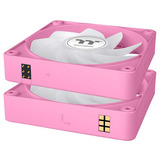 Thermaltake CT140 EX Reverse ARGB Sync PC Cooling Fan Pink, Gehäuselüfter pink, 3er-Pack, 140 mm