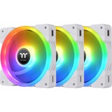 Thermaltake SWAFAN EX12 RGB PC Cooling Fan White TT Premium Edition, Gehäuselüfter weiß, 3er Pack, inkl. Controller