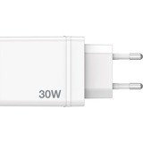 Verbatim Ladegerät 30W, 1x USB-C , 3x USB-A weiß, PD 3.0, QC 3.0