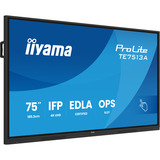 iiyama ProLite TE7513A-B3AG, Public Display schwarz (matt), UltraHD/4K, IPS, Touchscreen, HDMI, DP, USB-C, USB-Hub