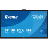 iiyama ProLite TE7513A-B3AG, Public Display schwarz (matt), UltraHD/4K, IPS, Touchscreen, HDMI, DP, USB-C, USB-Hub