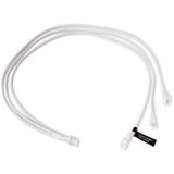 Alphacool Y-Kabelsplitter 4-Pin auf 3x 4-Pin PWM, 60cm weiß