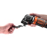 BLACK+DECKER Multifunktions-Werkzeug MT300KA orange/schwarz, Koffer, 300 Watt, 12-tlg. Zubehörset