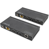 Digitus 4K HDBaseT 2.0 HDMI KVM Extender Set, HDMI Verlängerung schwarz, 150 m