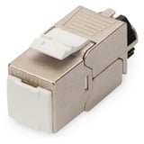 Digitus Keystone-Modul CAT 6A silber/weiß, geschirmt