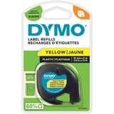 Dymo LetraTag ORIGINALKunststoff Schriftband schwarz auf gelb Für alle LS0721620