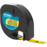 Dymo LetraTag ORIGINALKunststoff Schriftband schwarz auf gelb Für alle LS0721620