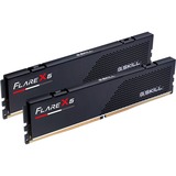 G.Skill DIMM 32 GB DDR5-6400 (2x 16 GB) Dual-Kit, Arbeitsspeicher schwarz, F5-6400J3240G16GX2-FX5, Flare X5, AMD EXPO