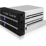 Icy Dock MB901SPR-B R1, Wechselrahmen schwarz/silber