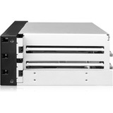Icy Dock MB901SPR-B R1, Wechselrahmen schwarz/silber